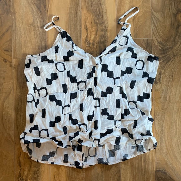 BNWT H&M Patterned Linen Tank - Picture 3 of 3